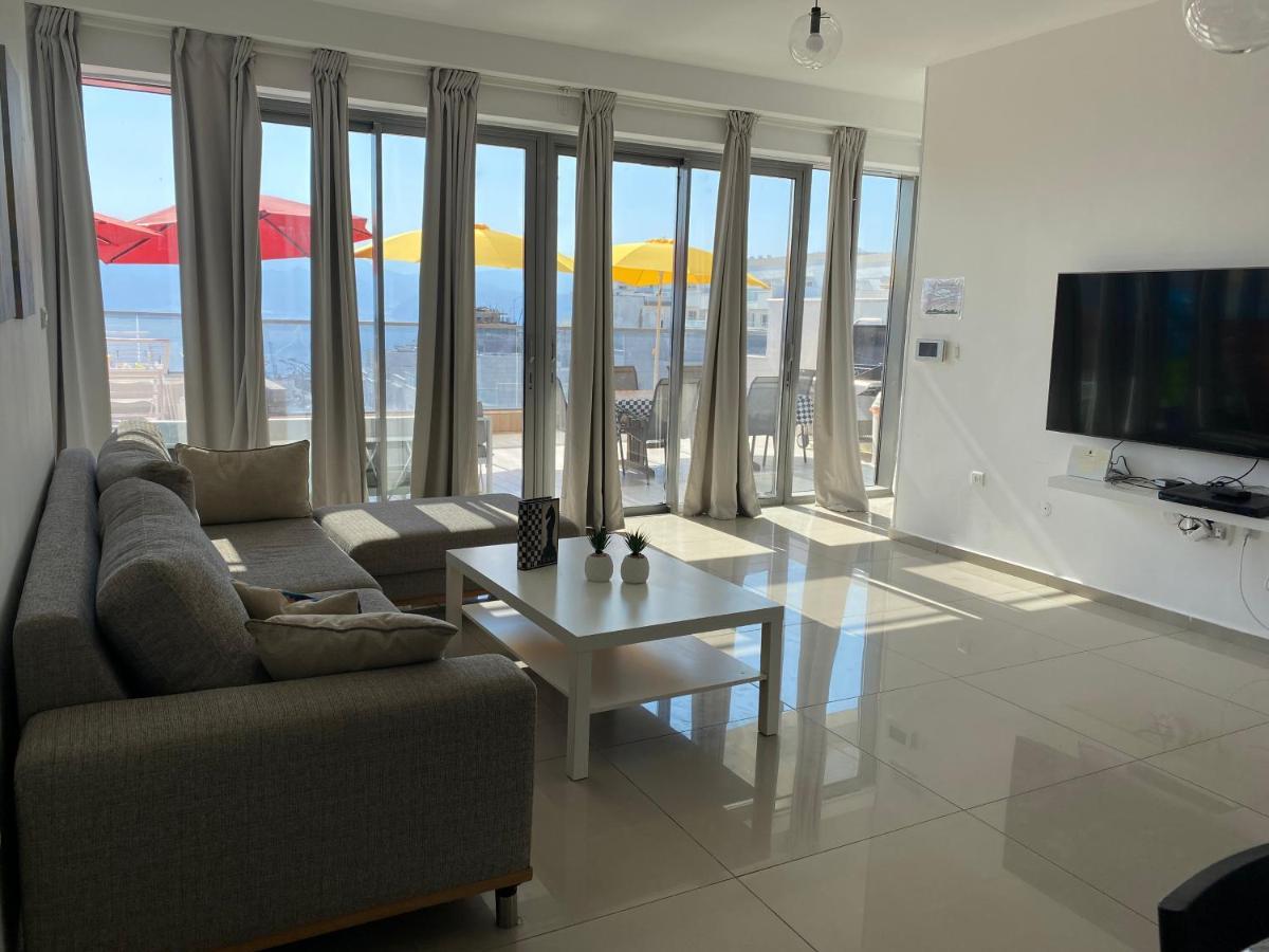 Stunning Penthouse With Sea Views And Private Heated Pool Apartment Eilat Exterior photo