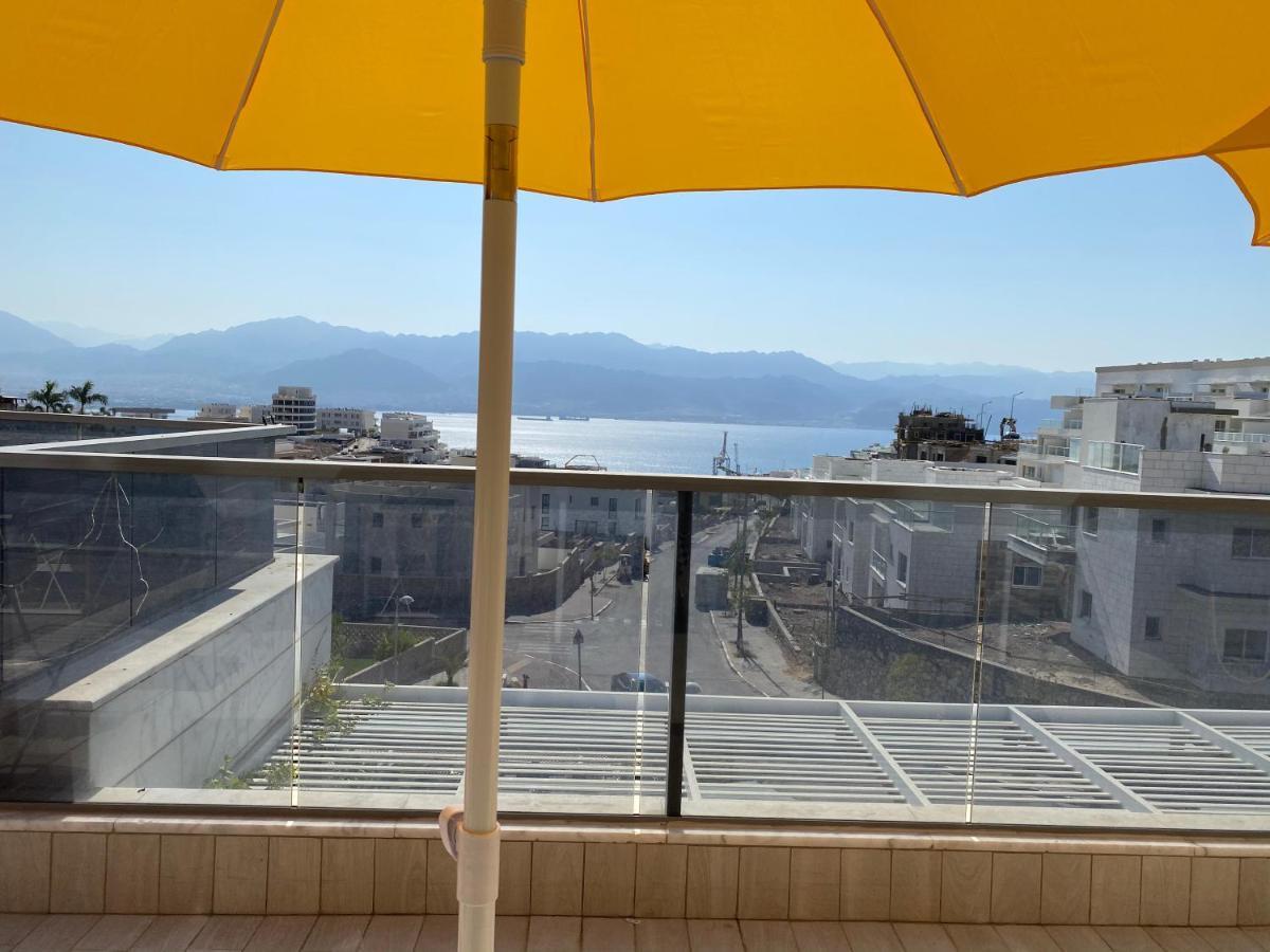 Stunning Penthouse With Sea Views And Private Heated Pool Apartment Eilat Exterior photo
